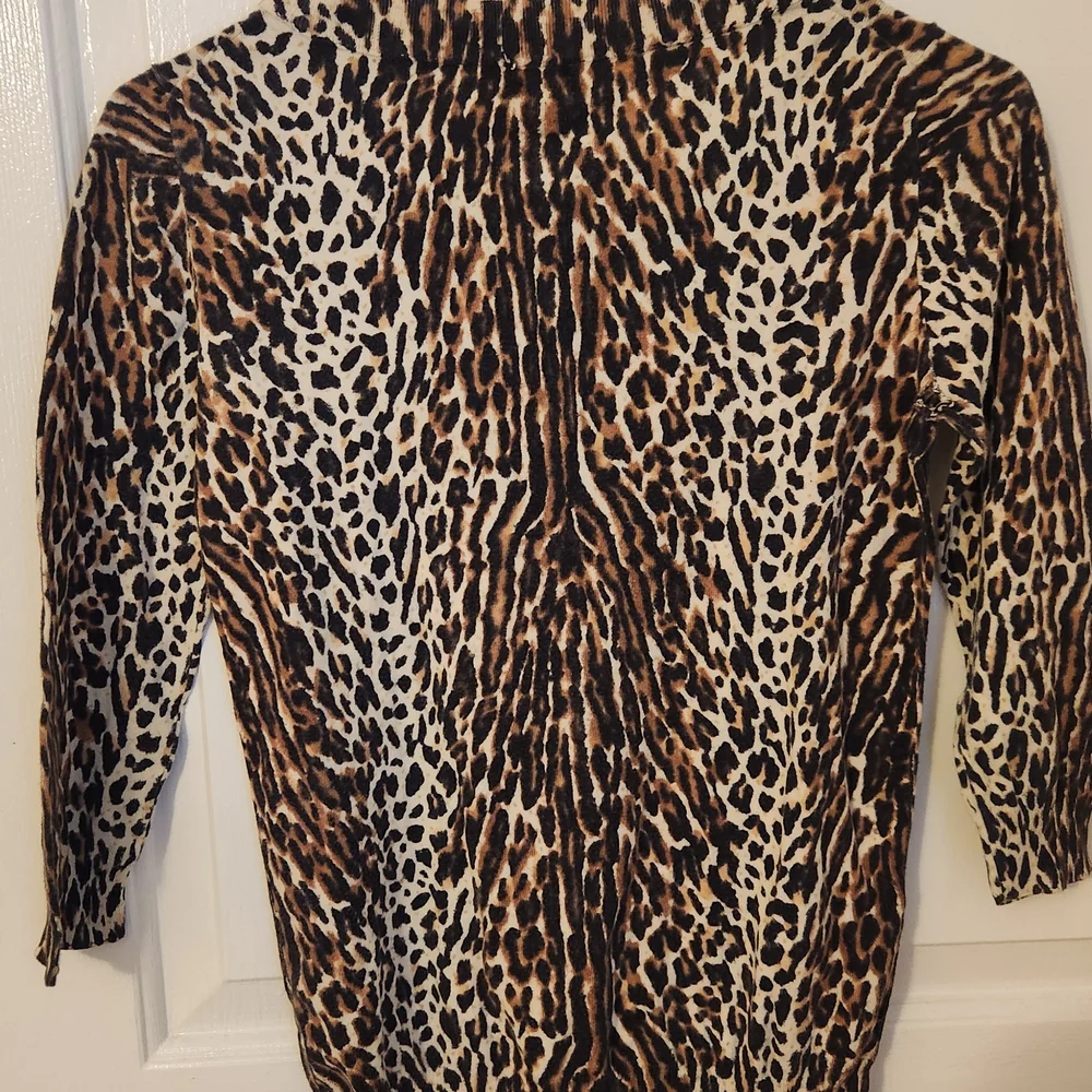 J. Crew Leopard Print Sweater